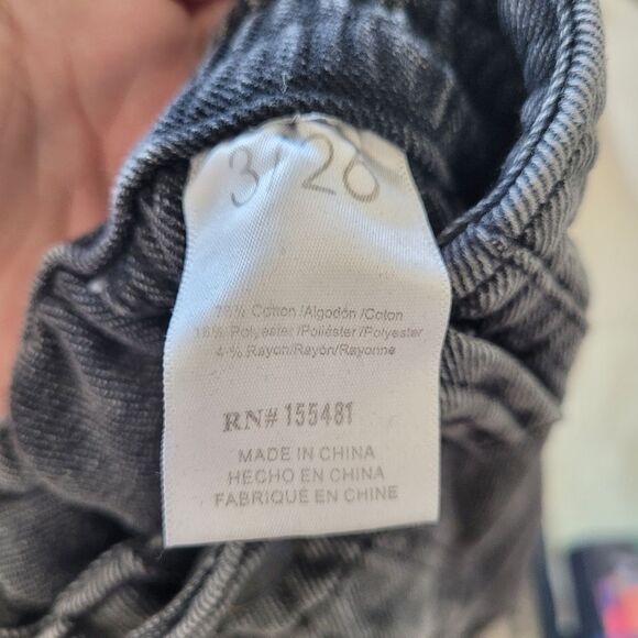 Simple Society Baggy Cargo Jeans High Waist Gray Denim Y2K 90s Skater Grunge 29 - Picture 9 of 9